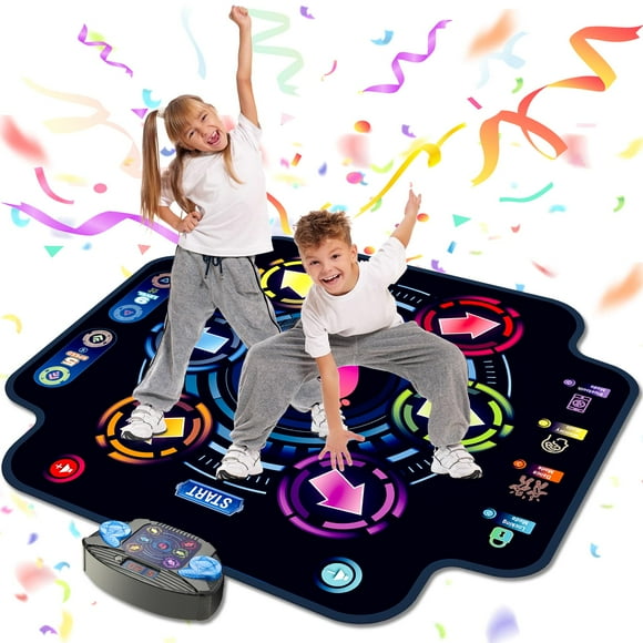 Alfombra de baile electrónica para niños KIZJORYA con Bluetooth de 9 niveles