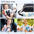thumbnail image 5 of WOBOGO White Cloud Pattern on Blue Background Seat Belt Cover 2 Piece Soft Comfort Driving Shoulder Pad Suitable for All Cars and Backpacks, 5 of 8