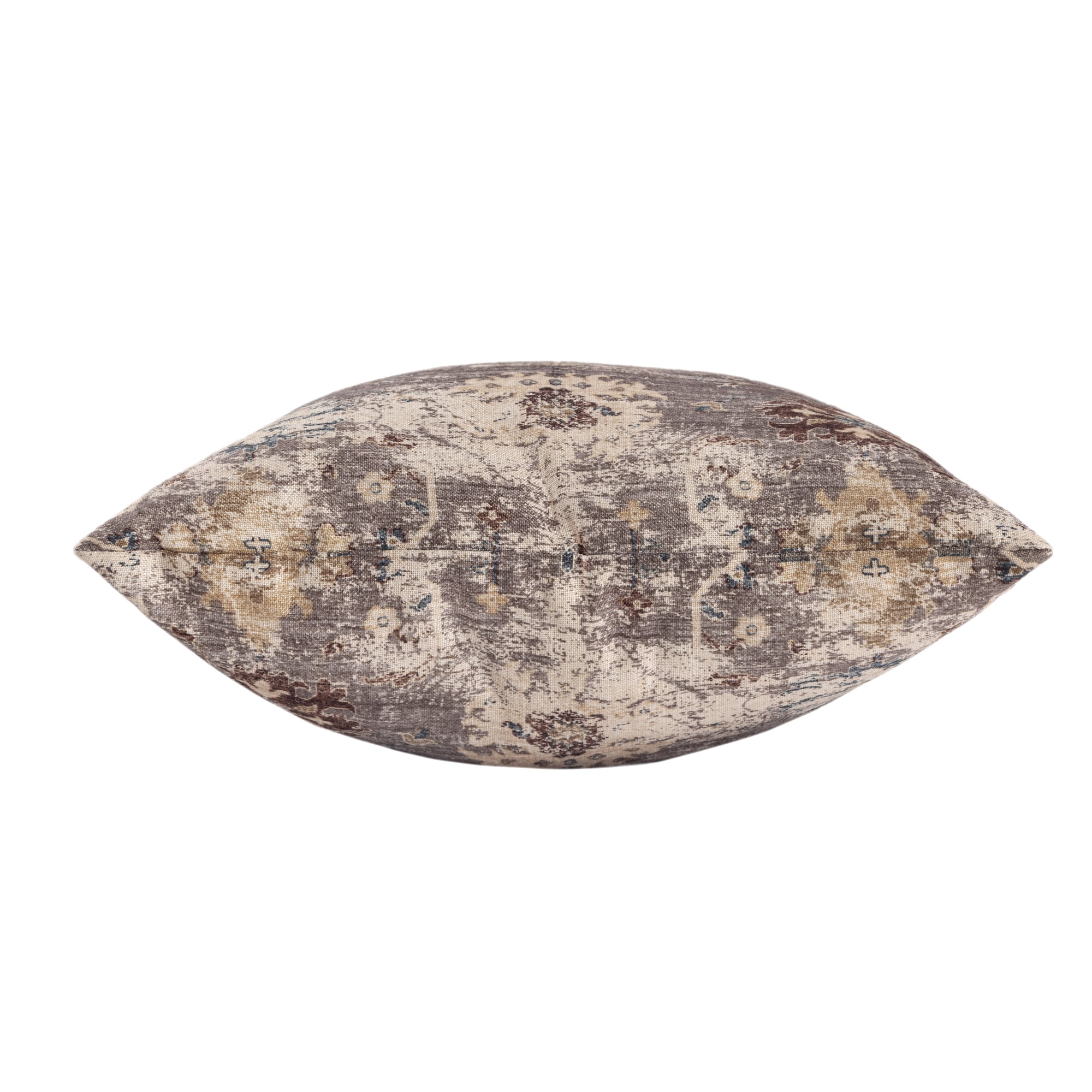 Harlow Hill Charleston 18" x 18" Taupe Floral Polyester Adult Decorative Throw Pillow Cover