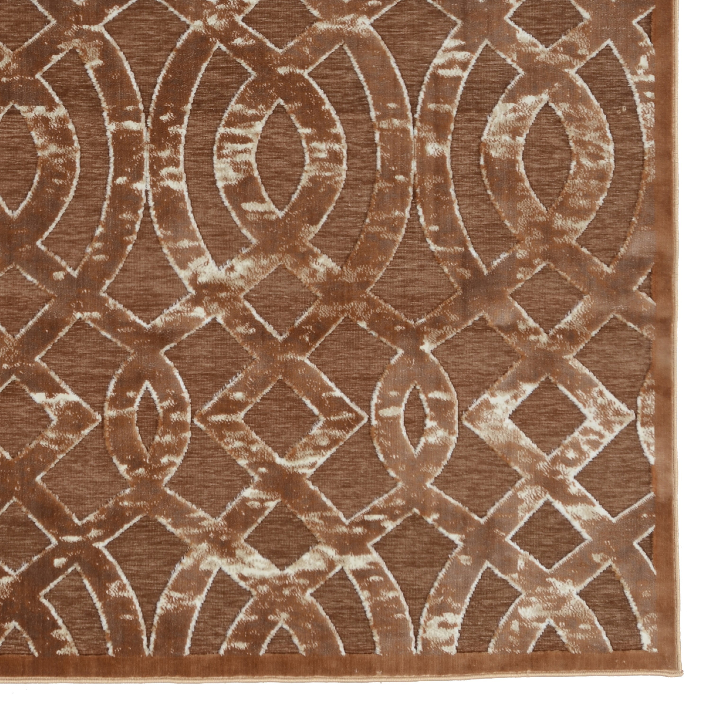 Hi Lo Trellis Brown 8x10.3 Perfect for Large Rooms and Open Spaces