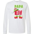 thumbnail image 3 of Inktastic Christmas Papa Elf Long Sleeve T-Shirt, 3 of 5