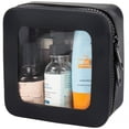 thumbnail image 1 of Bolsa de maquillaje FFPaw pequeña de silicona transparente impermeable para mujer, 1 of 7