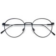 thumbnail image 1 of ANDWOOD Blue Light Blocking Glasses Women Men Computer Small Face Clear Bluelight Blocker Metal Frame Round Black, 1 of 4