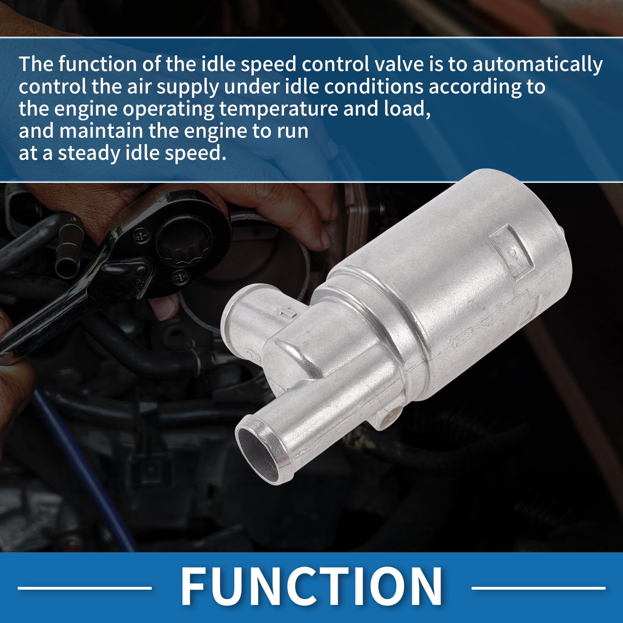 Unique Bargains Car Idle Air Control Valve for VW Passat 1988-1998 No.280140512 IACV Idle Motor Idle Air Control Valve