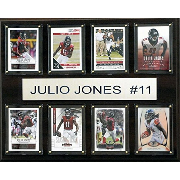 NFL Atlanta Falcons Julio Jones 8-Card Plaque, 12 x 15-Inch
