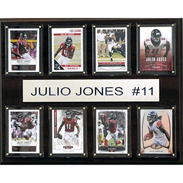 NFL Atlanta Falcons Julio Jones 8-Card Plaque, 12 x 15-Inch