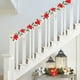 thumbnail image 5 of Oioii Green Leaves Wreath Vines Garlands Decorations, Artificial Red Berry Garland for Fireplace Gate Mantle Table Home Party Decor Christmas Decorations, 5 of 6