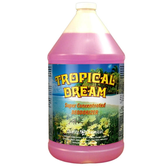 Tropical Dream Strawberry Scented Air/Floor Freshener Deodorizer Malodor Counteractant 1-Gallon (128 oz.)