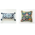 thumbnail image 3 of Sofá de sala de estar marroquí funda de almohada hecha a mano casa de familia bordado exótico ético, 3 of 11