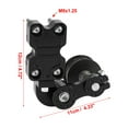 thumbnail image 3 of Black Aluminum Alloy Chain Tensioner Automatic Adjuster for Motorcycle Motorbike Motocross Dirt Bike ATV, 3 of 8