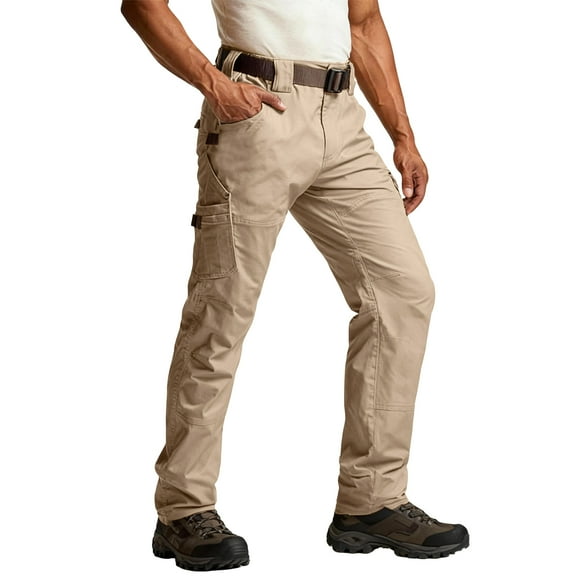 Men's and Big Men's 6-Pocket Straight Leg Pants with Stretch