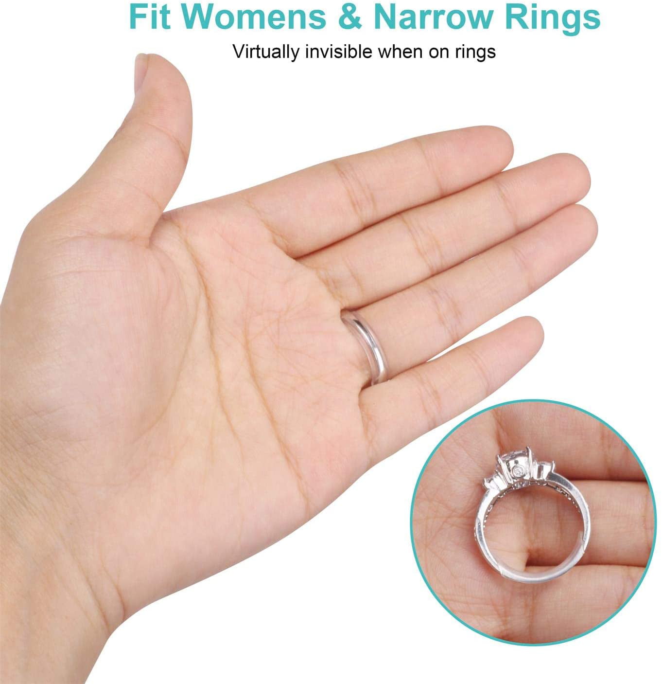 Invisible Ring Size Adjuster for Loose Rings Ring Adjuster Fit Any Rings,  Assorted Sizes of Ring Sizer 