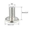 thumbnail image 3 of Tornillos de máquina Unique Bargains, tornillo Phillips M4x8mm, acero inoxidable 304, fijaciones 30Pcs, 3 of 3