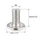 thumbnail image 3 of Tornillos de máquina Unique Bargains, tornillo Phillips M4x8mm, acero inoxidable 304, fijaciones 30Pcs, 3 of 3