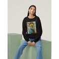 thumbnail image 2 of Bird In The Tropics I Sweatshirt Women -Carolee Vitaletti Designs, Female XX-Large, 2 of 4