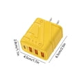 thumbnail image 3 of EGNMCR Charging Head Is A Plug Suitable For Mobile Phones Tablets Mice Headphones And Other Devices US Pl astic Charging plug, 3 of 6
