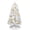 Whte+Gold, variant on Pre-Lit 7.5FT Black Christmas Tree with 350 LED Lights, 1200 Branch Tips, Red-themed Ornaments, Snowflake Tree Skirt, 8 Light Modes – Includes Remote Control & Easy Assembly
