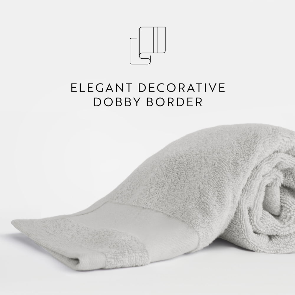Noble Linens 4 pack Cotton Hand Towels