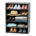 thumbnail image 1 of IRIS USA 5-Tier Multi-Usage Étagère en Bois, Noir, 1 of 8