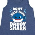thumbnail image 3 of Baby Shark - Don't Mess With Dadday Shark - Toddler and Youth Girls A-line Dress, 3 of 6