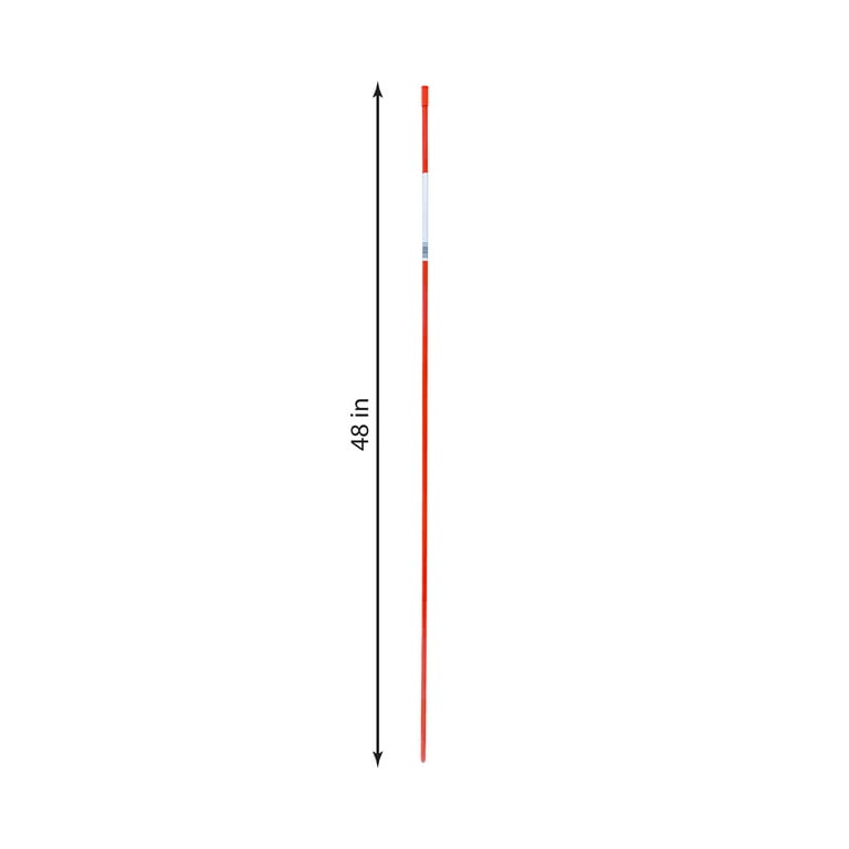 Hy-Ko 48 in. Round Orange Driveway Marker 6 pk Hy-Ko 48 in. Round Orange Driveway Marker 6 pk