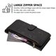 thumbnail image 3 of Zipper Wallet Leather Phone Case For iPhone 12 / 12 Pro, 3 of 5