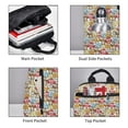 thumbnail image 4 of Naloa Cartoon Owls 1 Print Lightweight DayBackpack Suitable for school, work, shopping, travel, etc., 4 of 5