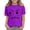 Purple, variant on Eltusu Cotton T-Shirts for Boys, Crewneck Funny Fashion Summer Grphic Tee with Short Sleeve Blue Size 8 T