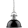 thumbnail image 2 of Beaumont Lane Steel Pendant in Chrome and Black, 2 of 2