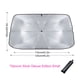 thumbnail image 3 of Fiudx Parasol Retráctil para Coche, con Aislamiento Térmico, Protector de Volante Incluido, Ideal para Todo Tipo de Clima, Ideal para Vehículos Compactos, Fácil de Guardar., 3 of 4