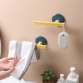 thumbnail image 6 of KYAIGUO Self-Adhesive Bathroom Towel Rack with No-Drill Wall Mounted Towel Hooks Sticky Towel Rack on Wall No-Drill Bath Towel Rack Sticky Towel Hooks, 6 of 9