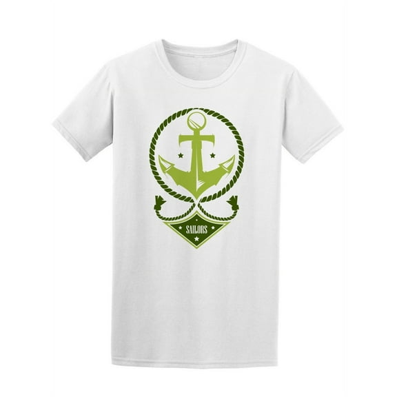 Green Sailor Anchor Tee Men's -Image by Shutterstock