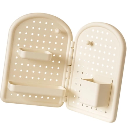YIEMEEN Corner Pegboard Shelf Wall Mounted Organizers For Space Saving