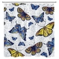 thumbnail image 2 of HVEST Butterfly Shower Curtain for Bathroom,Colorful Butterflies Decor Accessories Bath Curtain,Nature Insect Polyester Waterproof Fabric Shower Curtain with Hooks 70x69 Inches, 2 of 6