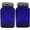 Blue, variant on Kerixi Depression Style Salt and Pepper Shakers Blue Glass