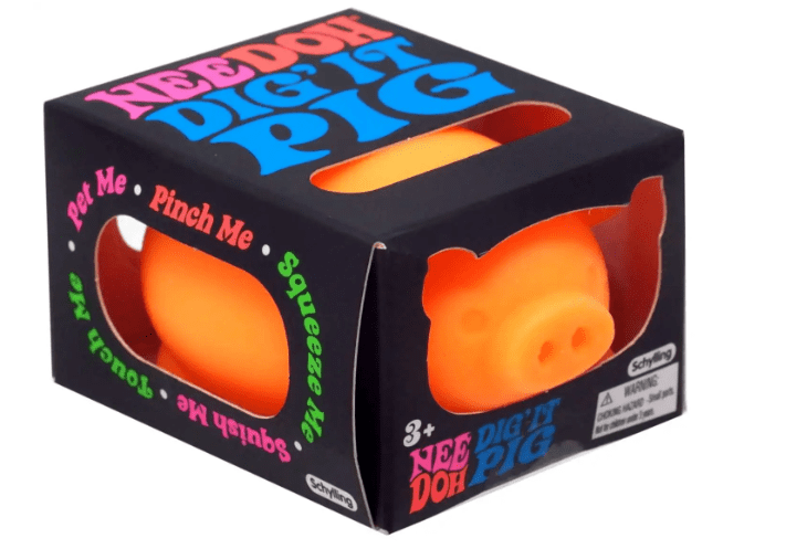 Nee Doh Dig It Pig, `1 random color