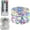 01 Multicolor, variant on Twinkle Christmas Lights Battery Operated, 33ft 100 LED Silver Wire Fairy String Light, Remote Control 8 Modes Indoor Outdoor Xmas Tree Wedding Party Decorations