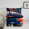 thumbnail image 5 of Erosebridal Eat Sleep Comforter Sets King Size, American Football Comforters & Duvets, Soccer Lover Decor, Microfiber 3-Piece, 5 of 8