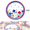 B, variant on chaungfeng 50 Pcs 4th of July Flower Round Paper Cups, 9" American Flag Plates Disposable Patriotic Paper Cups for Independence Day 250th Anniversary Memorial Day Party Supplies Decor