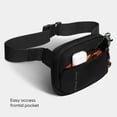 thumbnail image 4 of Sharper Image Metro Crossbody Sling Bag, Small Daypack Chest Bag with Adjustable Shoulder Strap for Outdoor Travel Hiking, Water Resistant, Black, 4 of 10
