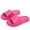 Hot Pink, variant on Women and Men's Soft-Soled Slipper Lightweight Memory Foam Casual Sandals Anti-slip Textured Cloud Slippers Hot Pink