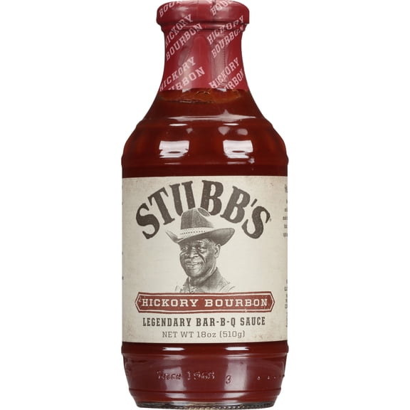 Stubb's Gluten Free Hickory Bourbon Barbecue Sauce, 18.0 oz Bottle