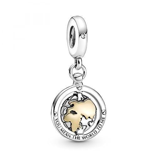 Pandora People Spinning World Dangle Charm - 799303C01