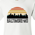 thumbnail image 4 of Inktastic Baltimore Maryland Skyline Sunset Youth T-Shirt, 4 of 5