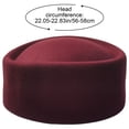 thumbnail image 4 of Hsqqdc Red Acrylic Pillbox Hat, Vintage Dome Fascinator Base Hat for Formal Events, 4 of 7