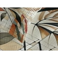 thumbnail image 3 of Ambesonne Boho Quilted Bedspread Set 3 Pcs, Oriental Autumn Mandala Flower, Queen Size, Beige Orange Laurel Green, 3 of 4