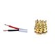 thumbnail image 1 of Cable de altavoz Monoprice de 100 pies y 14 AWG con 5 pares de conectores tipo banana, 1 of 7
