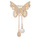 thumbnail image 1 of Broche de mariposa ahuecado para mujer con colgante de pin de solapa de mariposa para abrigos, chaquetas, suéteres, accesorios, dorado, 1 pieza TUNC  Sencillez, 1 of 5