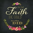 thumbnail image 2 of Rae, Marla 15x15 White Modern Wood Framed Museum Art Print Titled - She Had Faith, 2 of 4