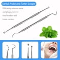 thumbnail image 6 of ACDANC Dental Tools,Professional Plaque Remover Teeth Cleaning Tool Kit,Stainless Steel Dental Pick Tartar Scraper Tooth Cleaner,Oral Care Hygiene Set for Personal Use with Storage Box, 6 of 7